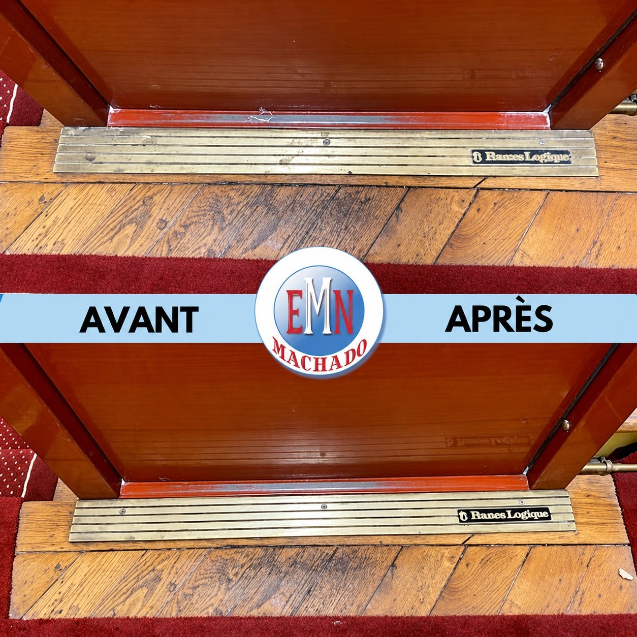 Cuivreries, avant et après remise en état par Machado Nettoyage (photo 7)