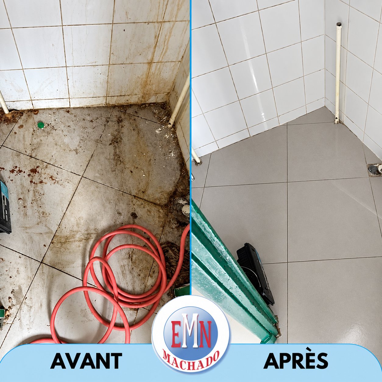 Locaux poubelles, avant et après remise en état par Machado Nettoyage (photo 32)