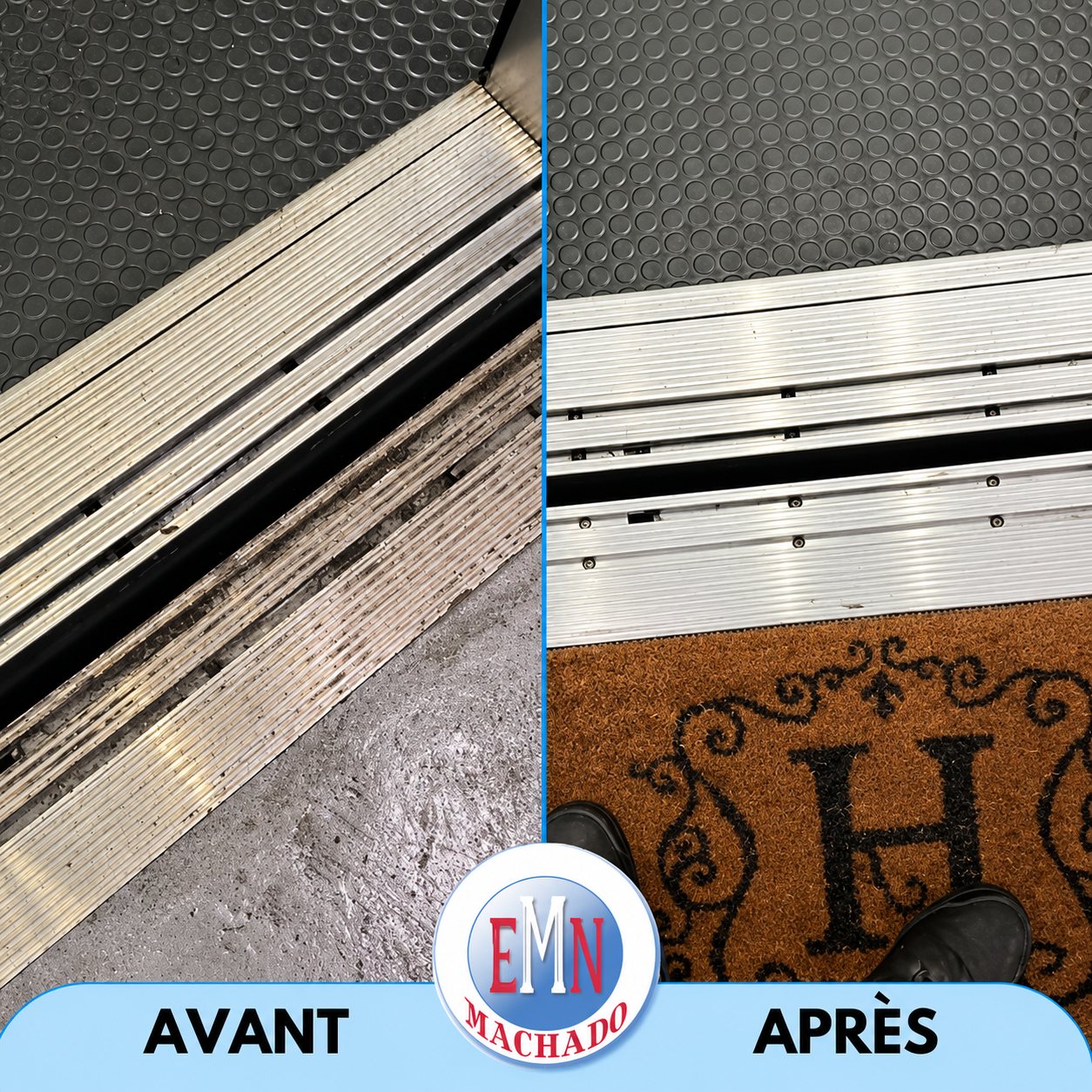 Cuivreries, avant et après remise en état par Machado Nettoyage (photo 41)