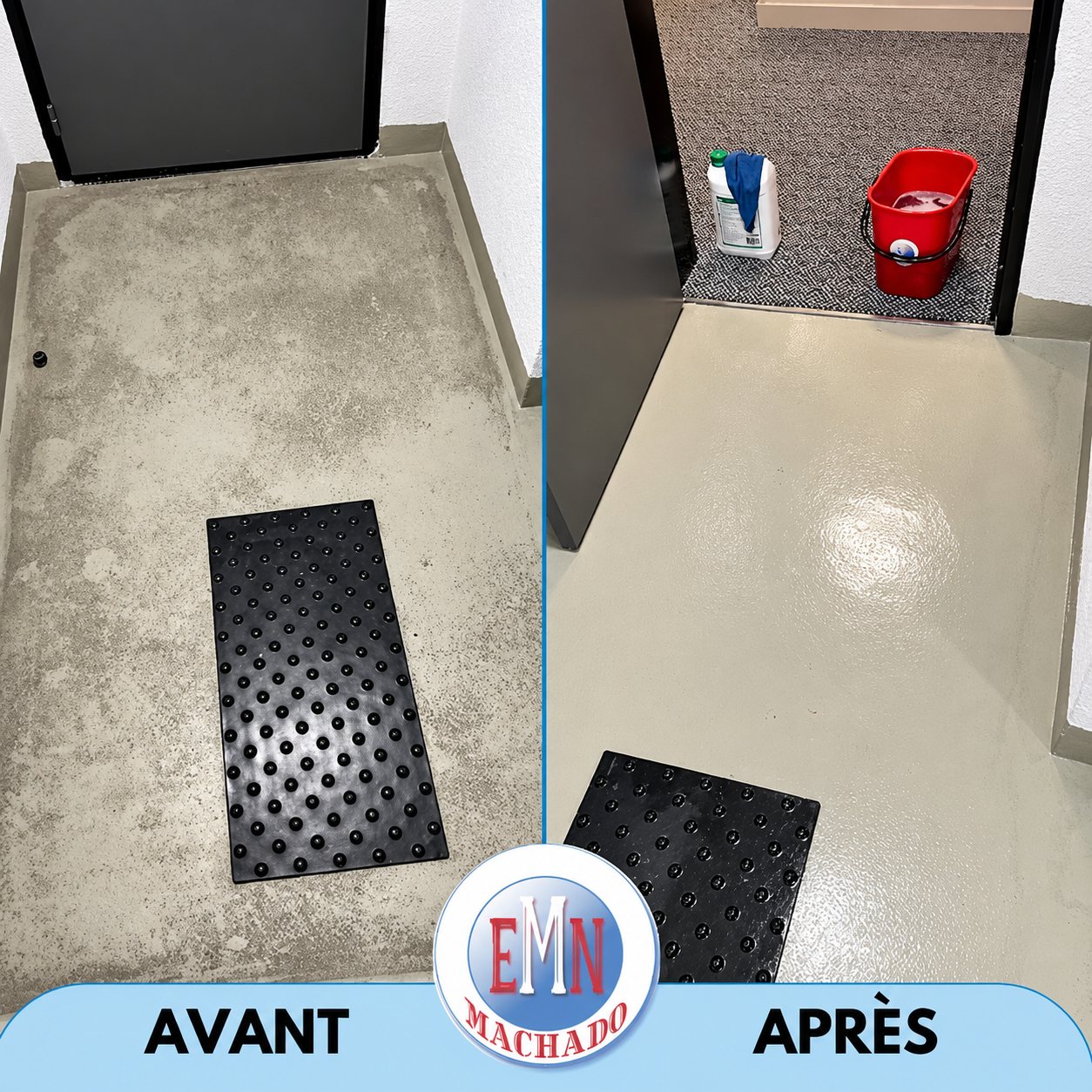 Divers sols, avant et après remise en état par Machado Nettoyage (photo 53)