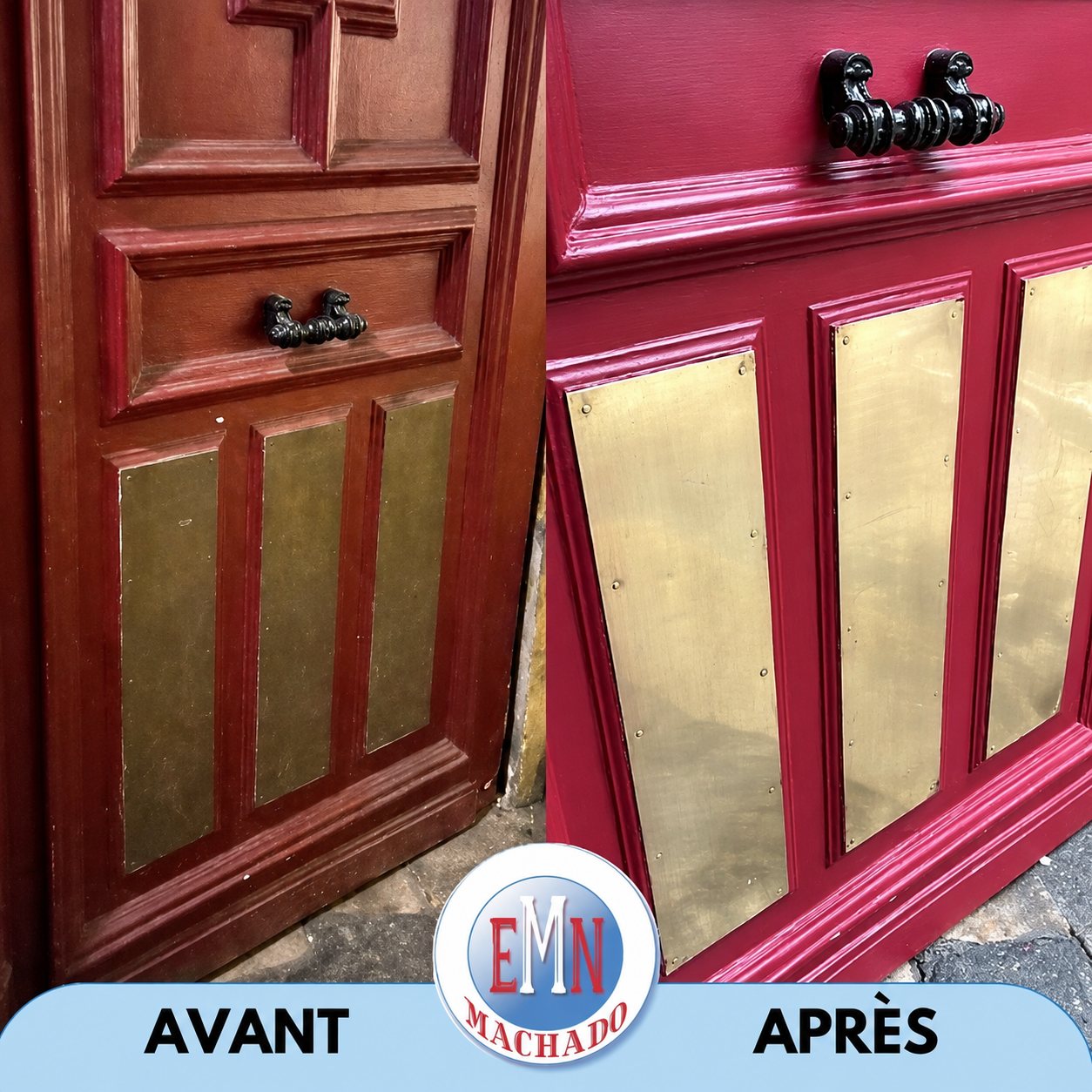 Cuivreries, avant et après remise en état par Machado Nettoyage (photo 57)