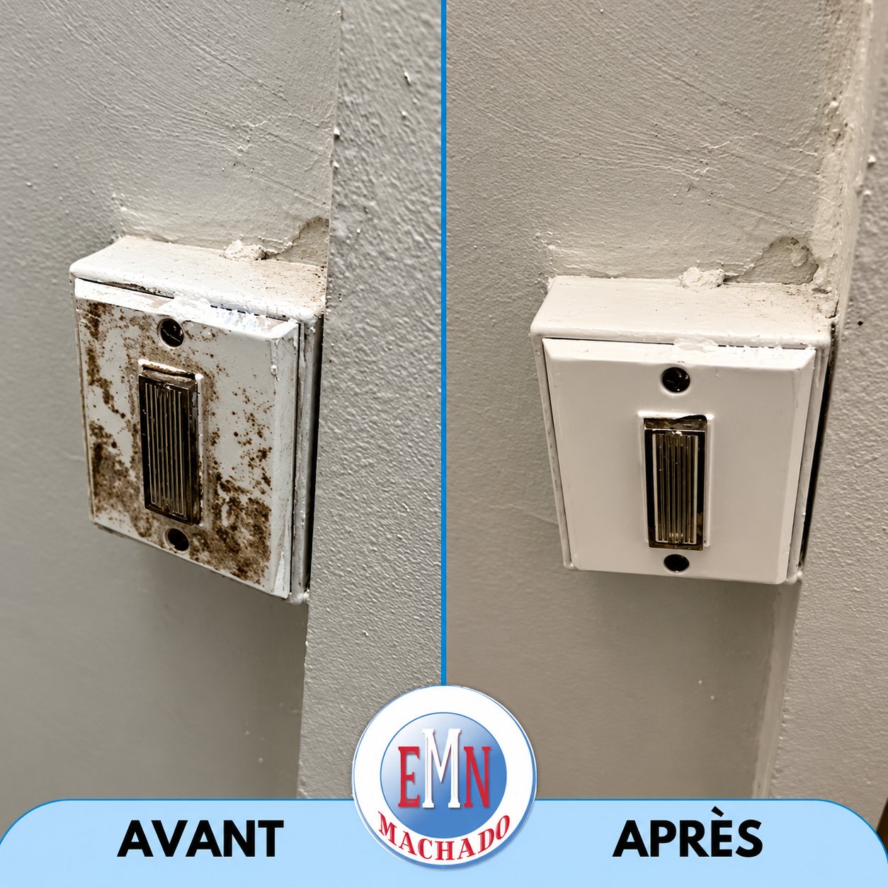 Points de contact, avant et après remise en état par Machado Nettoyage (photo 59)